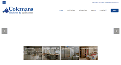 Desktop Screenshot of colemanskitchensandbedrooms.co.uk