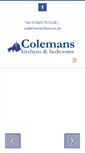 Mobile Screenshot of colemanskitchensandbedrooms.co.uk